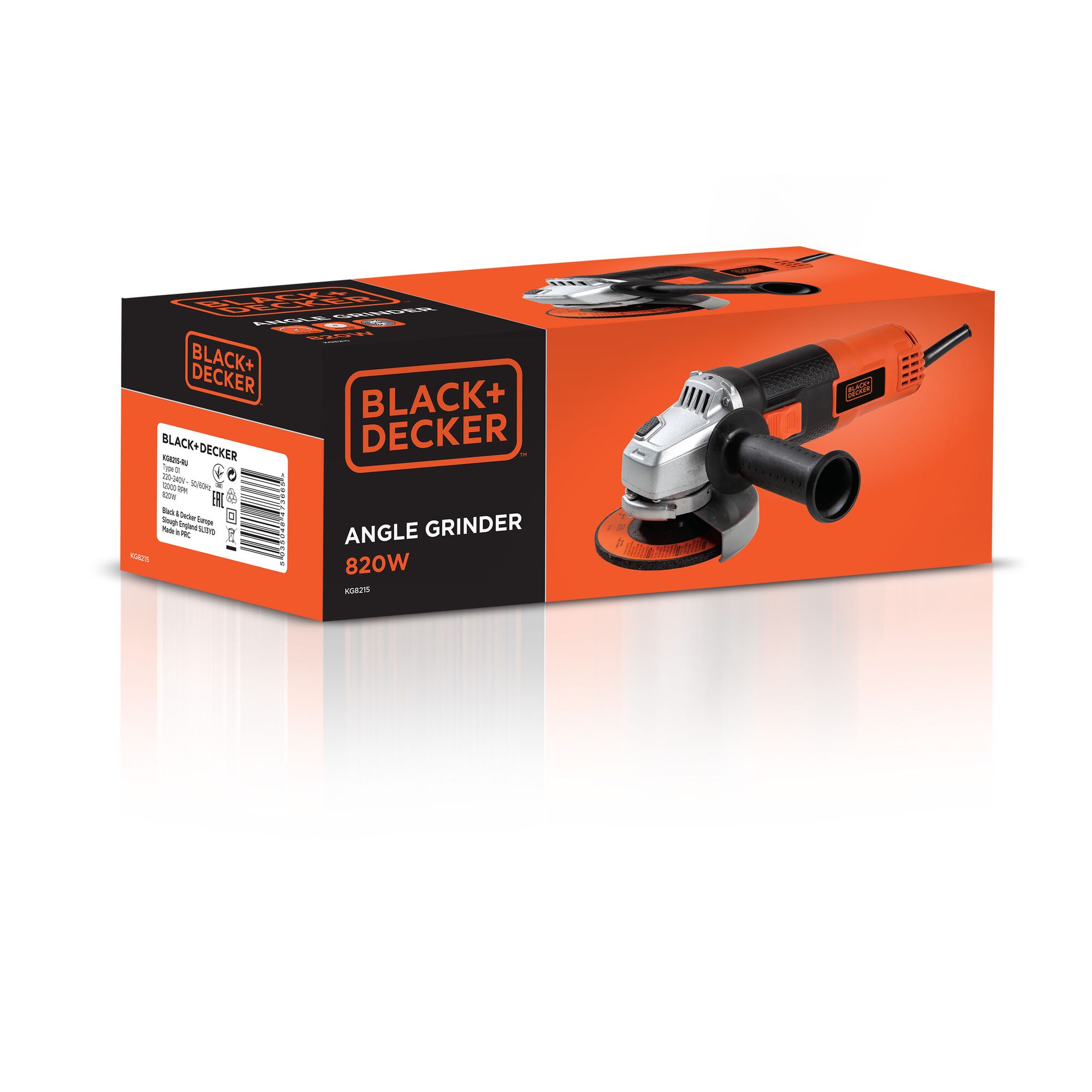 Black & decker angle deals grinder 820w